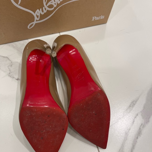 Louboutin nude Pigalle Folies 100 mm 37.5 authentic - Picture 4 of 4